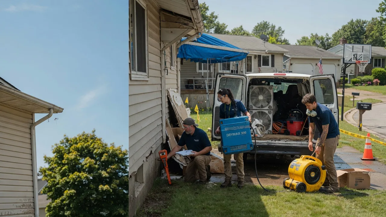 Ceiling Leak Cleanup in Gaines, MI near me