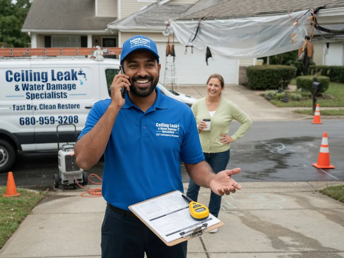 Ceiling Leak Cleanup Gaines, MI FAQs